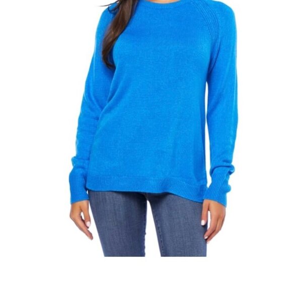 B.Young Sweaters - b.young Malea Slit Side Sweater Blue Size M NWOT